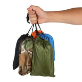 Maxbell Rain Poncho Coat Reusable Tarp Lightweight Shelter for Adult Unisex Outdoor Black