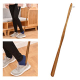 Maxbell Shoe Horn Flexible Helper Sneakers Tennis Shoes Crafts Accessories Tools Wood 75cm