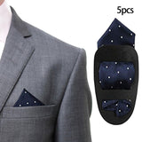 Maxbell 5x Pocket Square Holder Support Universal for Men’S suits Accessories Vests