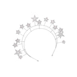 Maxbell Bridal Wedding Headband Stars Headpiece Hair Hoop Photo Props for Prom