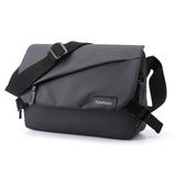 Maxbell Crossbody Bag Fashion Adjustable Strap Men Shoulder Bag for Walking Dark Gray