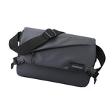 Maxbell Crossbody Bag Fashion Adjustable Strap Men Shoulder Bag for Walking Dark Gray