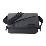 Maxbell Crossbody Bag Fashion Adjustable Strap Men Shoulder Bag for Walking Dark Gray