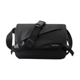 Maxbell Crossbody Bag Fashion Adjustable Strap Men Shoulder Bag for Walking Black