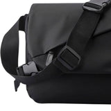 Maxbell Crossbody Bag Fashion Adjustable Strap Men Shoulder Bag for Walking Black