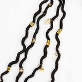 Maxbell 202Pcs Hair Cuffs Rings Hair Coil Dreadlocks for Holidays Prom Festivals