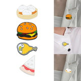 Maxbell Cute Foods Brooches Pin Lapel Brooch Brooches Lapel Pins for Clothes Decor Bun