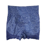 Maxbell Women Pants Seamless Athletic Absorb Sweat Slimming Butt Lift Yoga Shorts Blue L XL