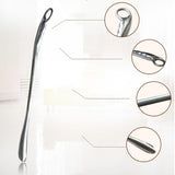 Maxbell Long Shoe Horn Shoe Dressing Aid Shoe Spoon Alloy for Men Trainers Disabled 66cm