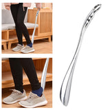 Maxbell Long Shoe Horn Shoe Dressing Aid Shoe Spoon Alloy for Men Trainers Disabled 66cm