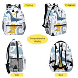 Maxbell Children's Backpack Bookbag Mini Rucksack Bag Schoolbag Preschool for Girl White