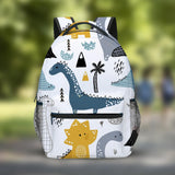 Maxbell Children's Backpack Bookbag Mini Rucksack Bag Schoolbag Preschool for Girl White