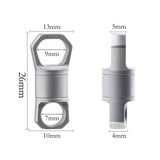 Maxbell Key Chain Men and Women Key Holder Universal Business Car Keychain Connector Sandblasting