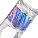 Maxbell Key Chain Men and Women Key Holder Universal Business Car Keychain Connector Titanium Horse