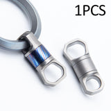 Maxbell Key Chain Men and Women Key Holder Universal Business Car Keychain Connector Titanium Horse