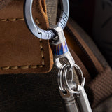 Maxbell Key Chain Men and Women Key Holder Universal Business Car Keychain Connector Titanium Horse