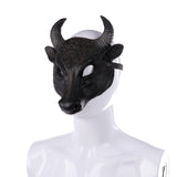 Maxbell Buffalo Mask Animal Mask for Halloween Stage Props Costume Accessories