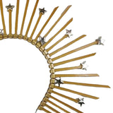 Maxbell Halo Crown Headpiece Goddess Headband for Bridal Wedding Stage Performance Pentagram