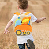 Maxbell Kids Backpack Duffle Rucksack Toddler Book Bag for Baby Mixer Truck