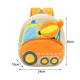 Maxbell Kids Backpack Duffle Rucksack Toddler Book Bag for Baby Mixer Truck