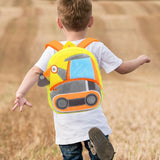 Maxbell Kids Backpack Duffle Rucksack Toddler Book Bag for Baby Excavator