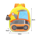 Maxbell Kids Backpack Duffle Rucksack Toddler Book Bag for Baby Excavator