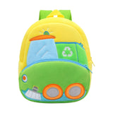 Maxbell Kids Backpack Duffle Rucksack Toddler Book Bag for Baby Sanitation Truck