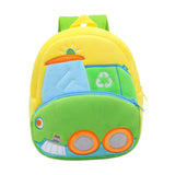 Maxbell Kids Backpack Duffle Rucksack Toddler Book Bag for Baby Sanitation Truck
