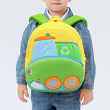 Maxbell Kids Backpack Duffle Rucksack Toddler Book Bag for Baby Sanitation Truck