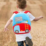Maxbell Kids Backpack Duffle Rucksack Toddler Book Bag for Baby Ladder Truck