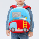 Maxbell Kids Backpack Duffle Rucksack Toddler Book Bag for Baby Ladder Truck