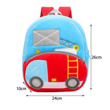 Maxbell Kids Backpack Duffle Rucksack Toddler Book Bag for Baby Ladder Truck