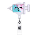 Maxbell 8x Nurse Badge Holder Nursing Badge Reel for Volunteer Teachers Doctor