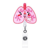 Maxbell 8x Nurse Badge Holder Nursing Badge Reel for Volunteer Teachers Doctor