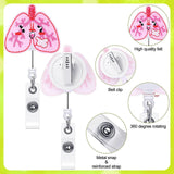 Maxbell 8x Nurse Badge Holder Nursing Badge Reel for Volunteer Teachers Doctor