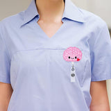 Maxbell 8x Nurse Badge Holder Nursing Badge Reel for Volunteer Teachers Doctor
