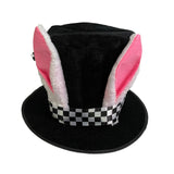 Maxbell Bunny Ear Top Hat Holiday Party Headband Easter Rabbit Costume Accessories