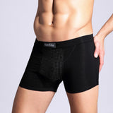 Maxbell Elastic Men Underwear Shorts Briefs for Boys Energetic Underpants L Black