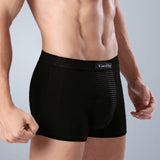 Maxbell Elastic Men Underwear Shorts Briefs for Boys Energetic Underpants L Black