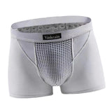 Maxbell Elastic Men Underwear Shorts Briefs for Boys Energetic Underpants XXL Gray