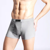 Maxbell Elastic Men Underwear Shorts Briefs for Boys Energetic Underpants XXL Gray