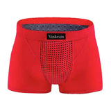Maxbell Elastic Men Underwear Shorts Briefs for Boys Energetic Underpants XL Red