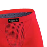 Maxbell Elastic Men Underwear Shorts Briefs for Boys Energetic Underpants XXL Red