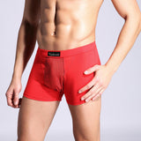 Maxbell Elastic Men Underwear Shorts Briefs for Boys Energetic Underpants XXL Red