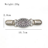 Maxbell Fashion Sweater Clips Cardigan Clips for Clothing Blouse Women Girls wearing Oval