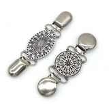 Maxbell Fashion Sweater Clips Cardigan Clips for Clothing Blouse Women Girls wearing Oval