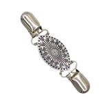 Maxbell Fashion Sweater Clips Cardigan Clips for Clothing Blouse Women Girls wearing Oval