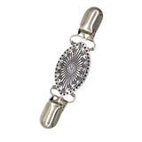 Maxbell Fashion Sweater Clips Cardigan Clips for Clothing Blouse Women Girls wearing Oval