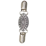 Maxbell Fashion Sweater Clips Cardigan Clips for Clothing Blouse Women Girls wearing Oval