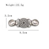 Maxbell Fashion Sweater Clips Cardigan Clips for Clothing Blouse Women Girls wearing Round